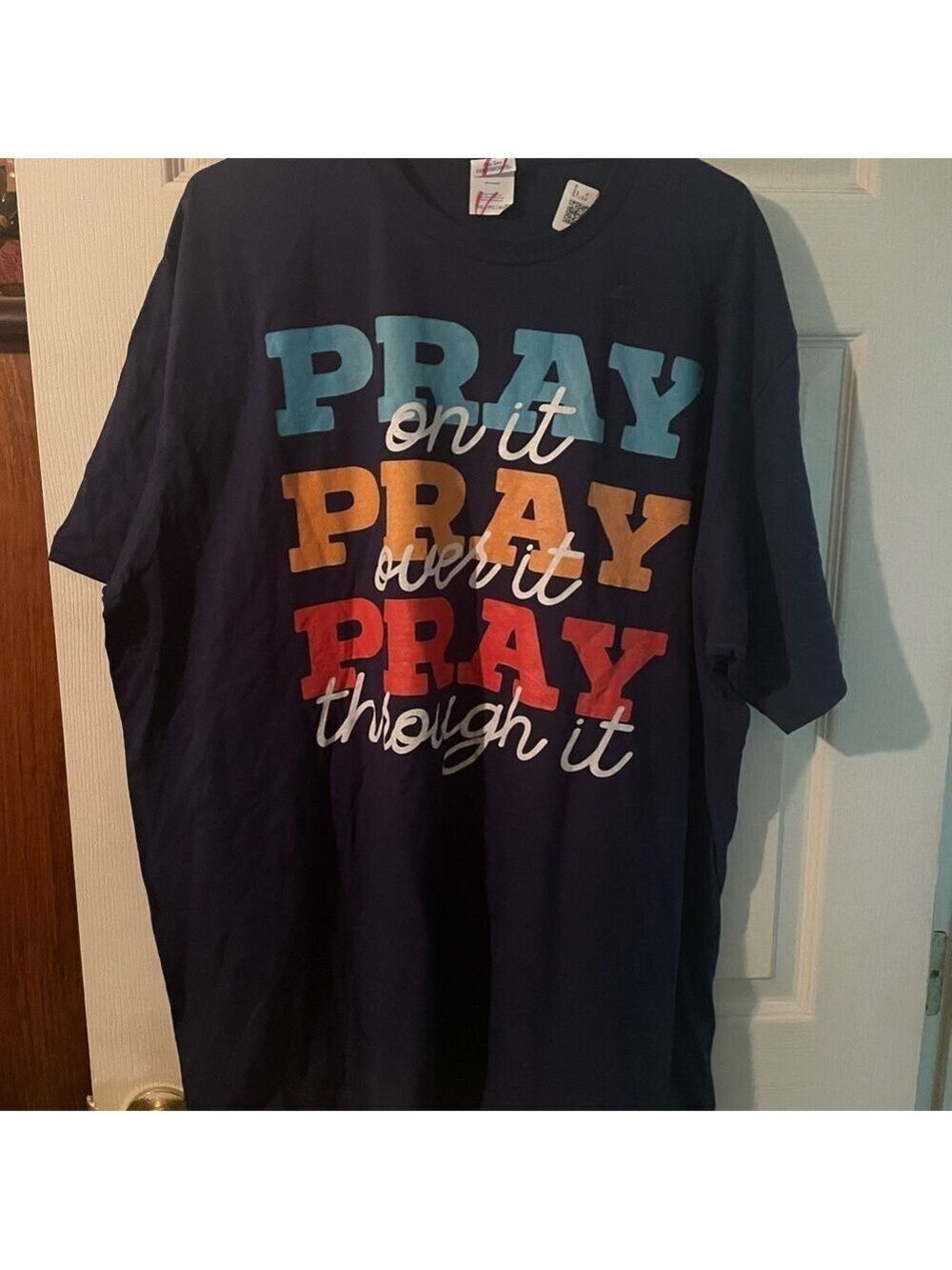Womens Pray on it t-shirt 3x
